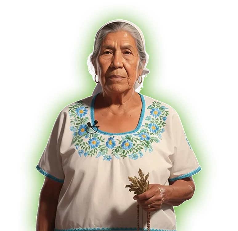 Retrato de la curandera